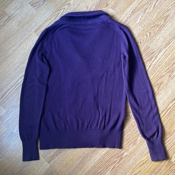 Tommy Hilfiger Purple Cardigan Sz XS - Picture 2 of 4